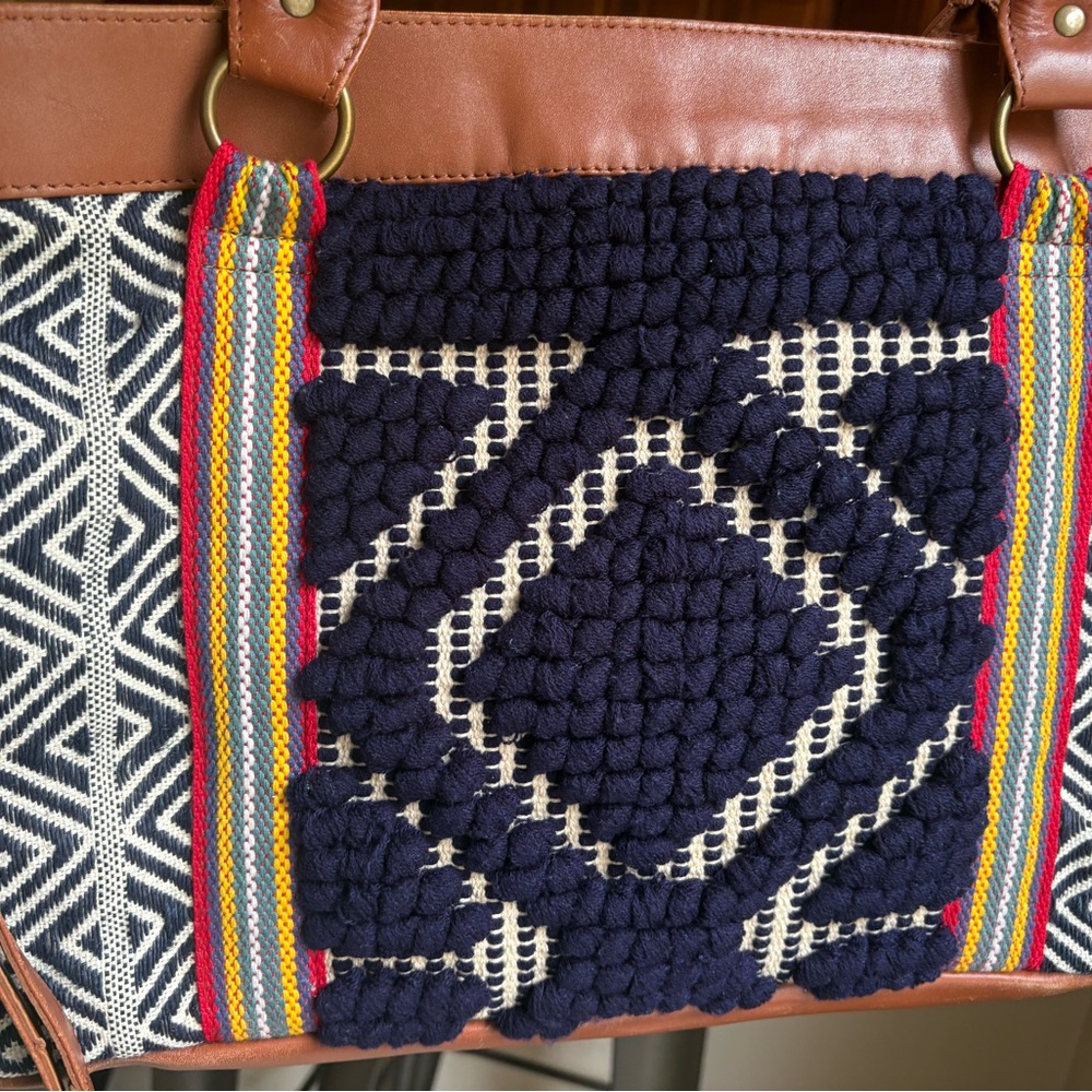 Noonday Collection Companion Bag 
Stylish Geometric Patterned Women's Bag